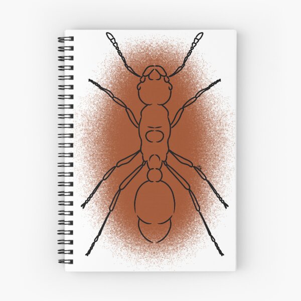 Item preview, Common Red Ant Line-art (Brown/Red) designed and sold by Burnt_Pikachu.