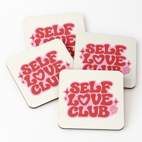 Item preview, Self Love Club – Kinder Happier Brighter You Retro Graphic designed and sold by NonnaWorks.