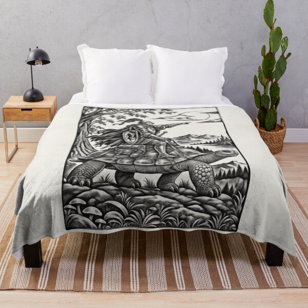 Item preview, Medieval Knight Tortoise Rider Vintage Fantasy Art designed and sold by AmiGraph.