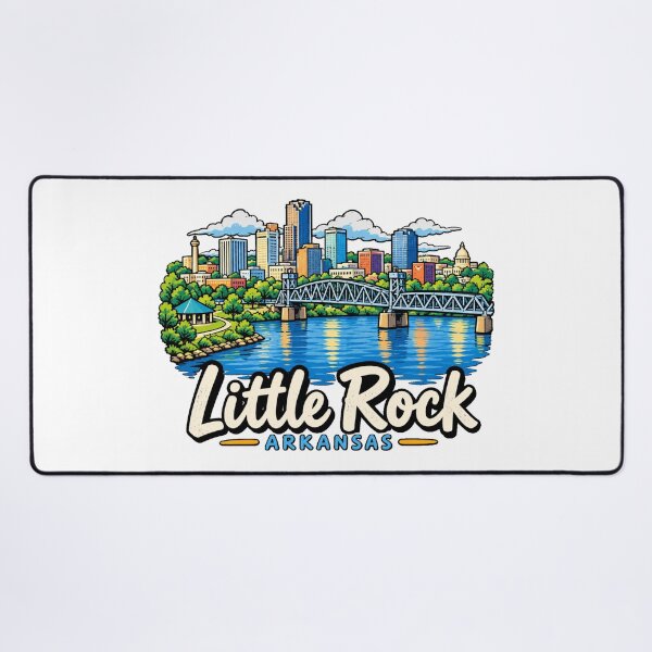 Item preview, Hand Drawn Little Rock Arkansas Travel Souvenir Landmark Gift designed and sold by MichaeIRellov.