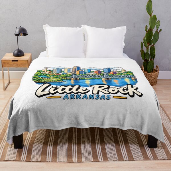 Item preview, Hand Drawn Little Rock Arkansas Travel Souvenir Landmark Gift designed and sold by MichaeIRellov.