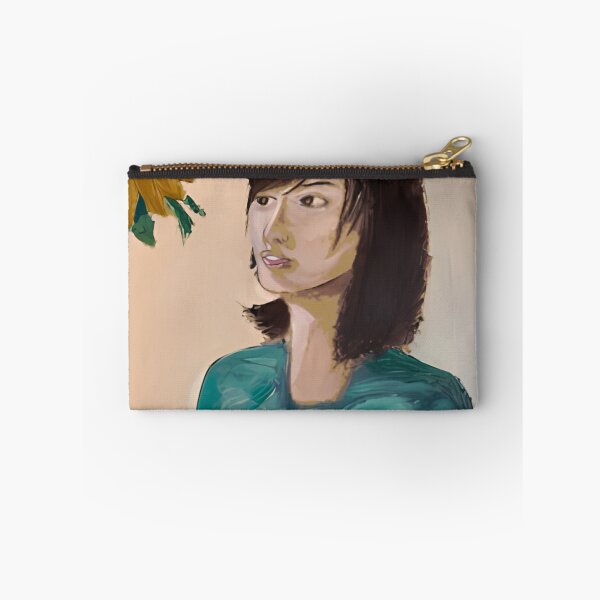 Item preview, Woman with Sunflower Impressionist Portrait Art designed and sold by AtmosphereLab.