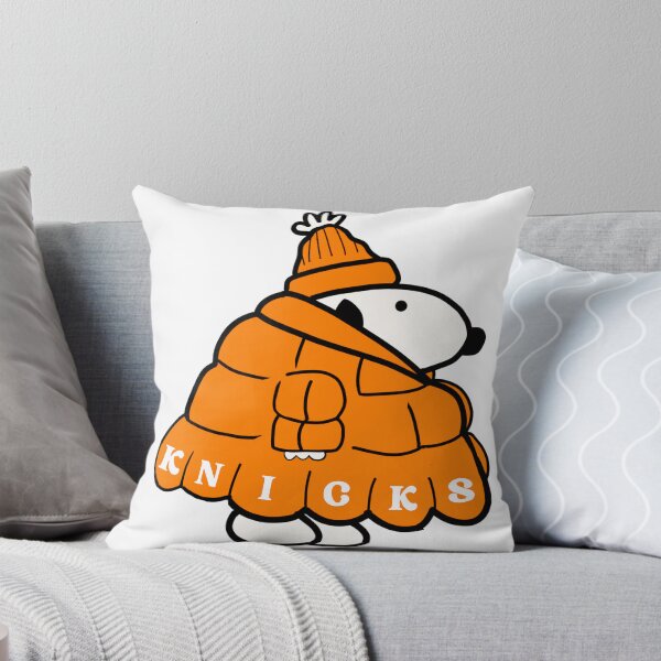 Item preview, New York Knicks Snoopy in a Puffer Jacket designed and sold by gardenstatestudio.