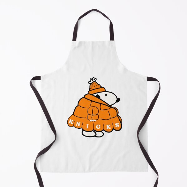 Item preview, New York Knicks Snoopy in a Puffer Jacket designed and sold by gardenstatestudio.