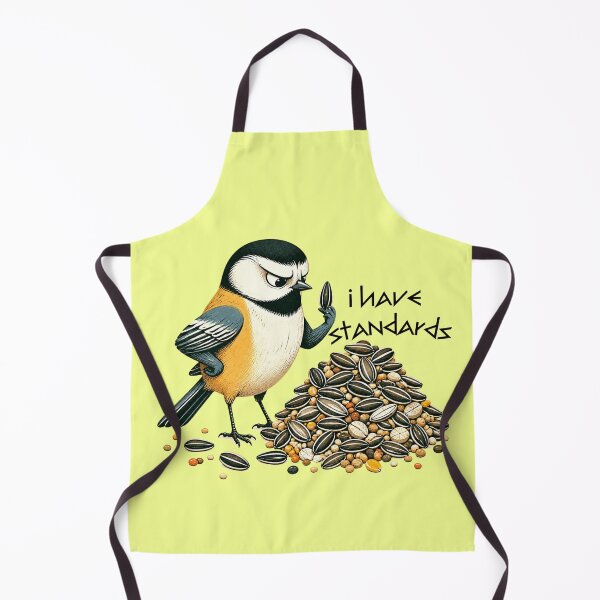 Item preview, Funny Bird I Have Standards Picky Bird Nerd Sticker designed and sold by KaBaRen.