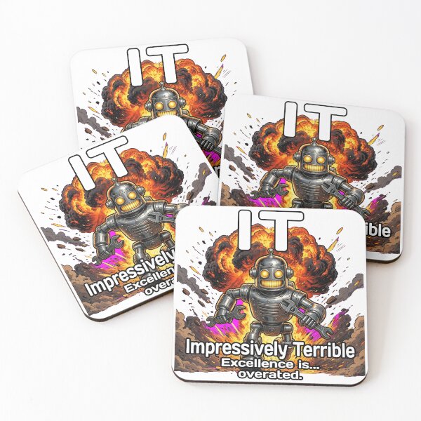 Item preview, Impressively Terrible IT Robot – Funny Tech Humor designed and sold by A-T-H.