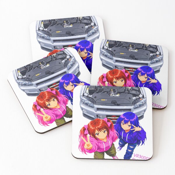 Item preview, VR30DDTT Engine Swap R34 Skyline & Anime Girls (Pink & Ai) designed and sold by AKIHABARAMOTORS.