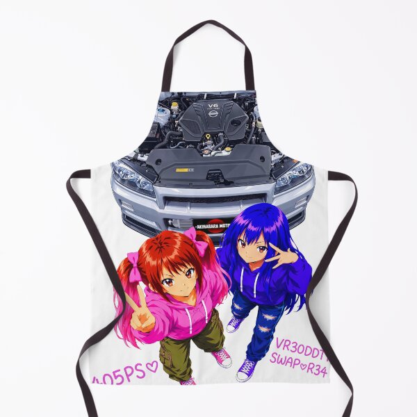 Item preview, VR30DDTT Engine Swap R34 Skyline & Anime Girls (Pink & Ai) designed and sold by AKIHABARAMOTORS.