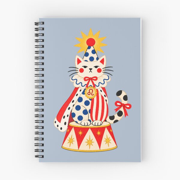Artikelvorschau, Löwe-Sternzeichen Clownkatze. Zirkusastrologie. Clowncore. entworfen und verkauft von CoCoArt-Ua.