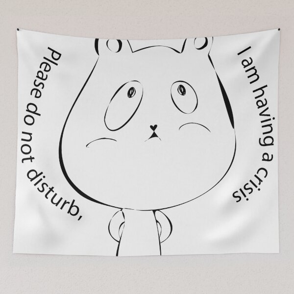 Item preview, Funny Hamster Having An Existential Crisis designed and sold by ZorianArt.