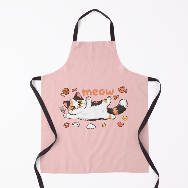 Item preview, Meow - Cute Calico Cat Lying - Kawaii Cat Lover designed and sold by Vibe-Vary.
