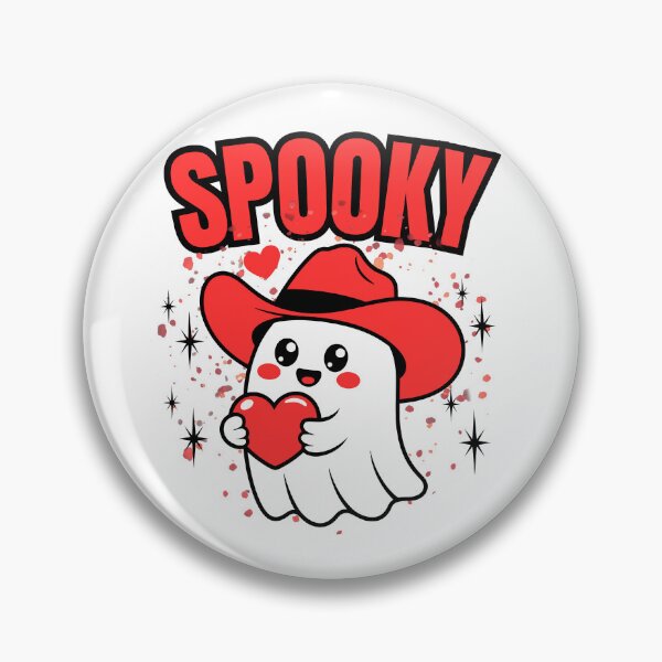 Item preview, Spooky - cute ghost with heart graphic  designed and sold by She - artist creations .