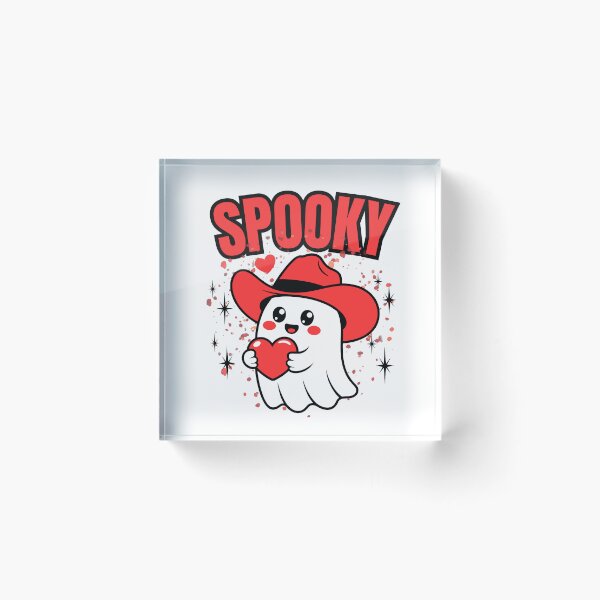Item preview, Spooky - cute ghost with heart graphic  designed and sold by She - artist creations .