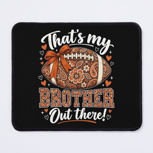 Item preview, Floral Football Brother Out There designed and sold by ROUX-ART.