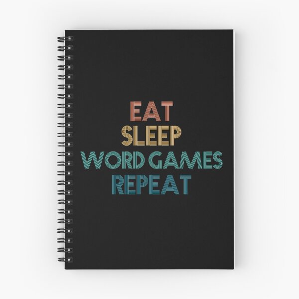 Item preview, Eat Sleep Word Games Repeat - Gift For Word Games Fans designed and sold by kindxinn.