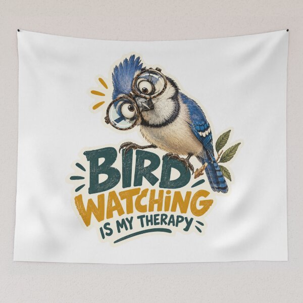 Item preview, Funny Bird My Branch My Rules Nature Sticker designed and sold by KaBaRen.