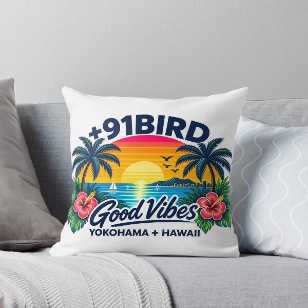 Item preview, Good Vibes – Yokohama + Hawaii Tropical Sunset +91BIRD designed and sold by Plus91BIRD.