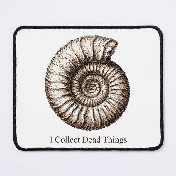 Item preview, I Collect Dead Things Ammonite Fossil designed and sold by Sekla-Studio.