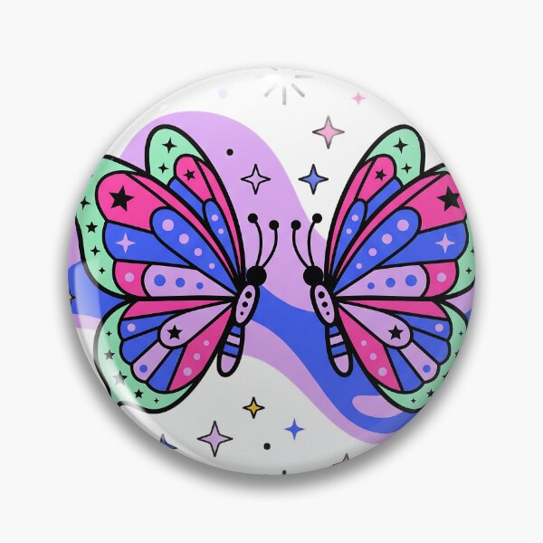 Artikelvorschau, Retro Y2K Butterfly Aesthetic Groovy Art entworfen und verkauft von mindshocker.