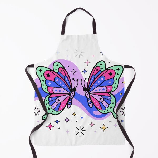 Aperçu de l'œuvre Retro Y2K Butterfly Aesthetic Groovy Art créée et vendue par mindshocker.