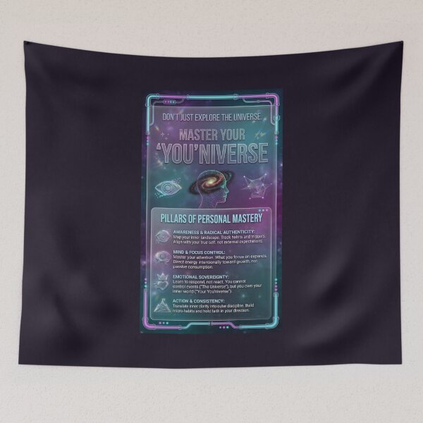 Item preview, master your "you"niverse designed and sold by ritusdesigns.