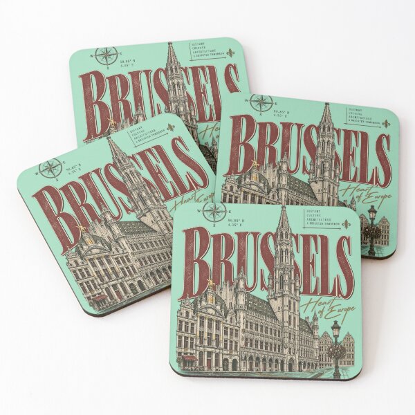 Item preview, BRUSSELS — HEART OF EUROPE designed and sold by KrungiT Design .