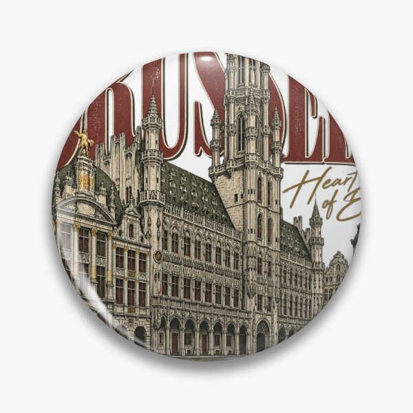 Item preview, BRUSSELS — HEART OF EUROPE designed and sold by KrungiT Design .