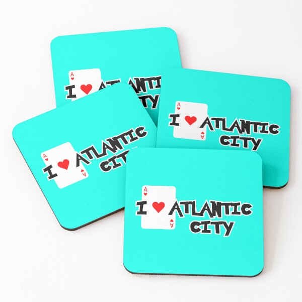 Item preview, I Heart Atlantic City (Ace of Hearts) designed and sold by Karate Octopus.