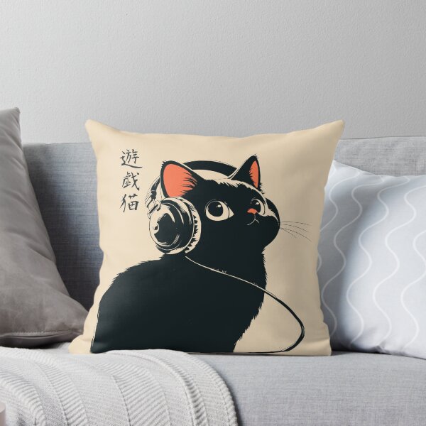 Item preview, Gamer Black Cat Headset Japanese Anime designed and sold by mustbewhy.