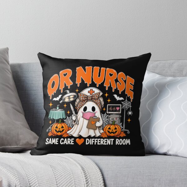 Item preview, Halloween OR Nurse Leopard Print Ghost  designed and sold by ClinicalHubs.