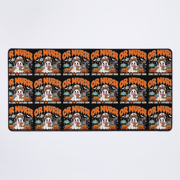Item preview, Halloween OR Nurse Leopard Print Ghost designed and sold by ClinicalHubs.