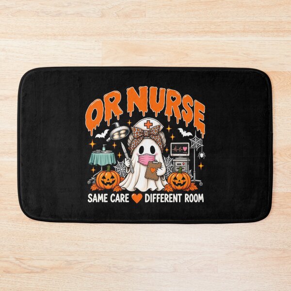Item preview, Halloween OR Nurse Leopard Print Ghost  designed and sold by ClinicalHubs.