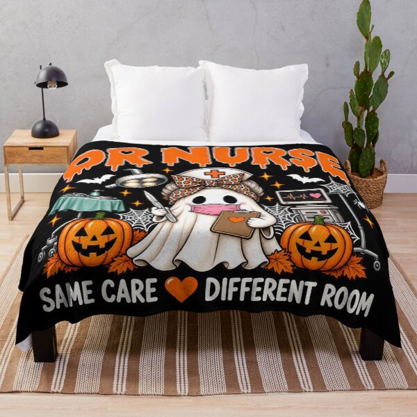 Item preview, Halloween OR Nurse Leopard Print Ghost  designed and sold by ClinicalHubs.