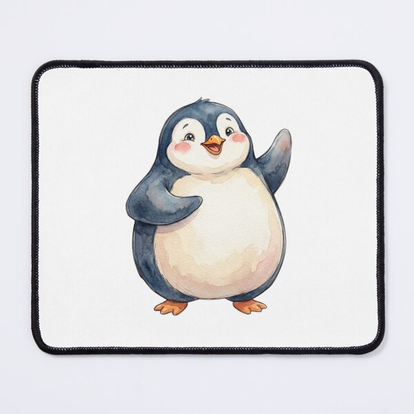Item preview, Happy Waving Penguin designed and sold by StickVerse by Owais.