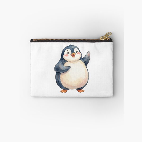 Item preview, Happy Waving Penguin designed and sold by StickVerse by Owais.