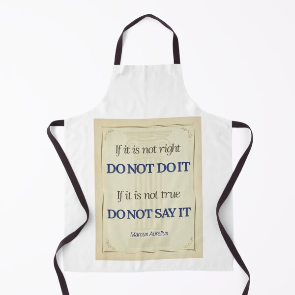 Item preview, If It Is Not Right Do Not Do It - Marcus Aurelius - Elegant Script Stoic Quote - Egyptian Blue Version designed and sold by Stoic Core.