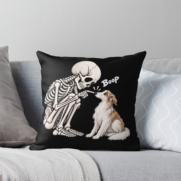 Item preview, Funny Skeleton Borzoi Dog Boop Halloween Design Mom Dad designed and sold by rafaeltto.