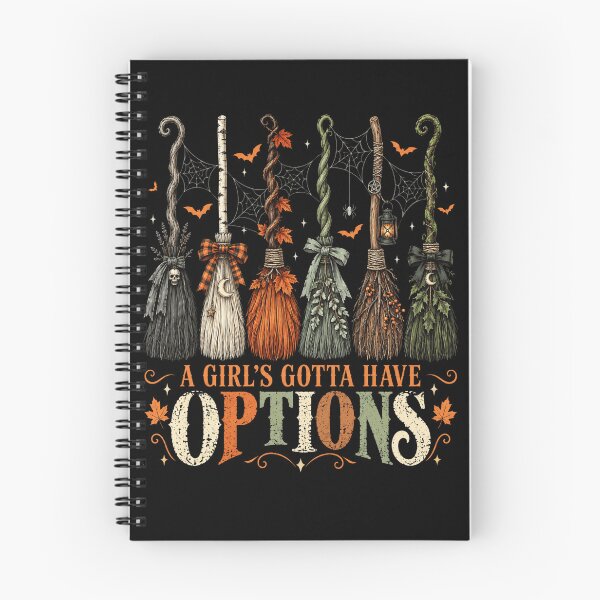 Item preview, Witch Broom Collection – A Girl’s Gotta Have Options designed and sold by ROUX-ART.
