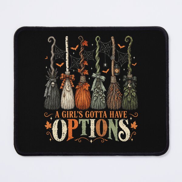 Item preview, Witch Broom Collection – A Girl’s Gotta Have Options designed and sold by ROUX-ART.