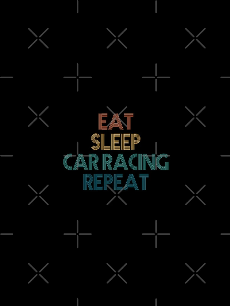Thumbnail 4 of 4, iPhone Case, Eat Sleep Car Racing Repeat - Gift For Car Racing Fans designed and sold by kindxinn.