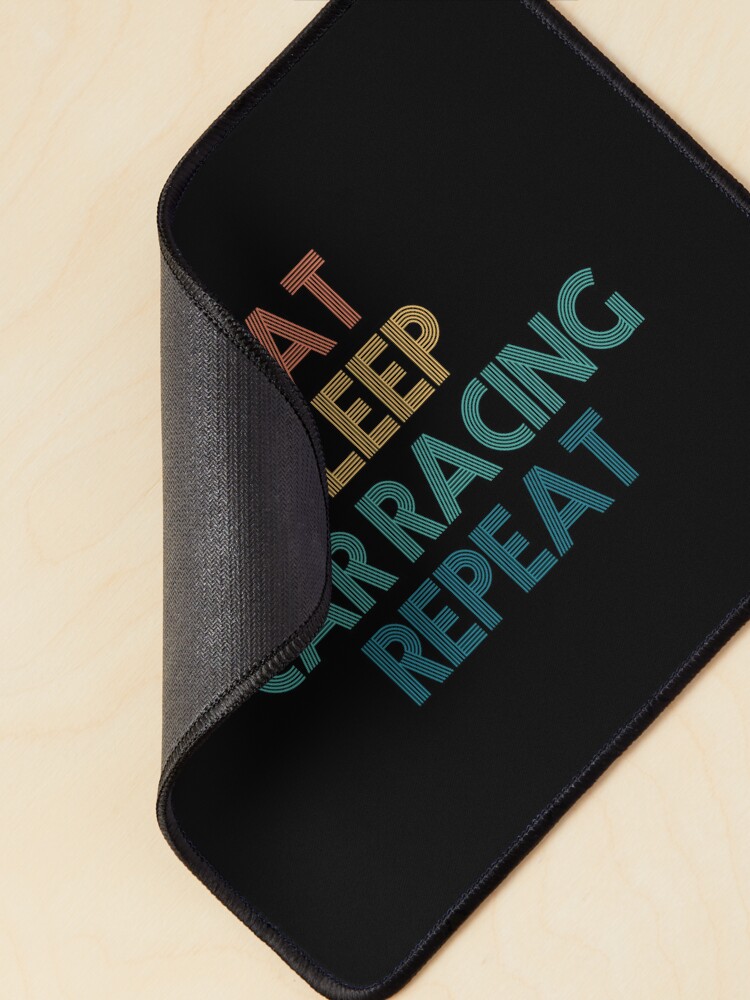 Thumbnail 2 of 5, Mouse Pad, Eat Sleep Car Racing Repeat - Gift For Car Racing Fans designed and sold by kindxinn.