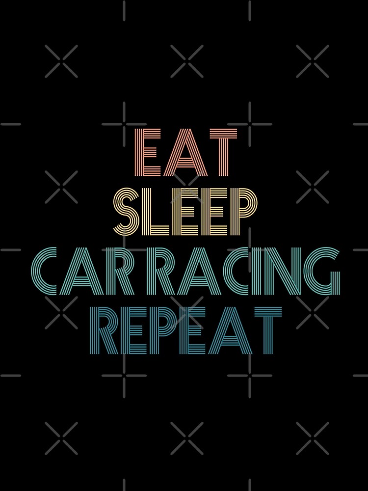 Thumbnail 3 of 3, Scarf, Eat Sleep Car Racing Repeat - Gift For Car Racing Fans designed and sold by kindxinn.