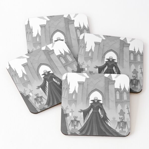 Item preview, Black and White Lich in Gothic Ruins designed and sold by Late Theory.