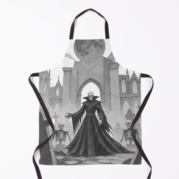 Item preview, Black and White Lich in Gothic Ruins designed and sold by Late Theory.