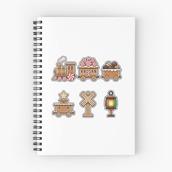 Item preview, Gingerbread Express Train Sticker Pack - Sweet Railway Set designed and sold by SimpleP.