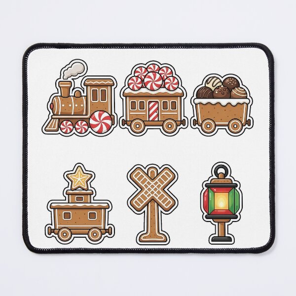 Item preview, Gingerbread Express Train Sticker Pack - Sweet Railway Set designed and sold by SimpleP.