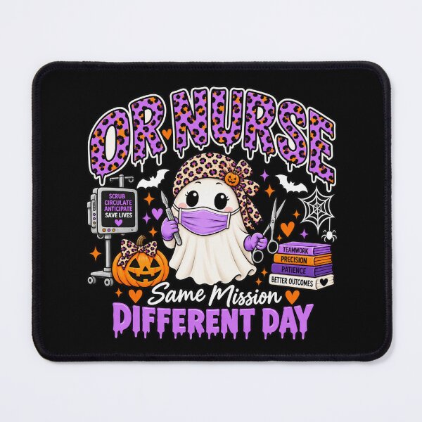Item preview, Halloween OR Nurse Leopard Print Throw Blanket designed and sold by ClinicalHubs.