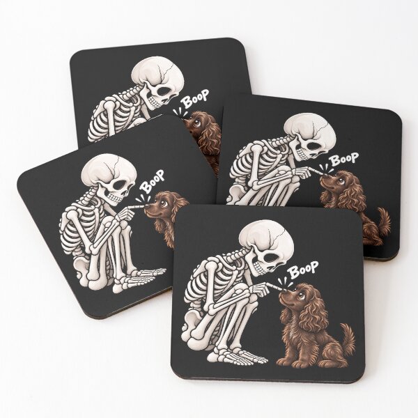 Item preview, Funny Skeleton Boykin Spaniel Dog Boop Halloween Design Mom Dad designed and sold by rafaeltto.