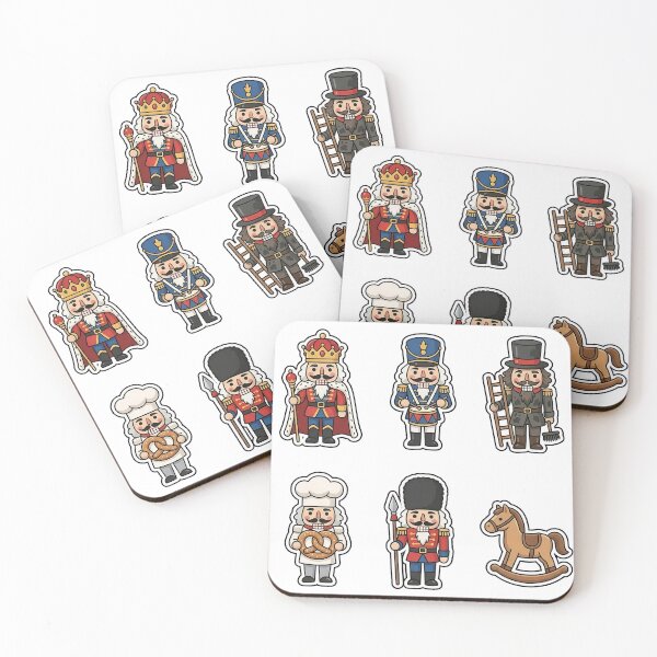 Item preview, Vintage Nutcracker Parade Sticker Pack - Traditional Guard Collection designed and sold by SimpleP.