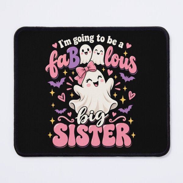 Item preview, Cute Ghost Sister Halloween Illustration designed and sold by ROUX-ART.